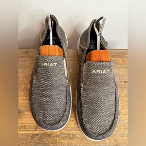 Ariat Men's Hilo 360 Slip On Beige Casual Shoe Brown Shoes size 10.5